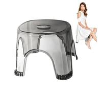 Banco de ducha transparente | Taburete Transparente Antideslizante Impermeable - Taburete de baño, asiento transparente, banco de esquina para espacios de ducha pequeños junto a la cama del baño, tabu