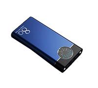 Banco de energía de 80000 mAh, Carga rápida, batería Externa, 2 Puertos USB, Pantalla Digital, batería de Respaldo de Alta Capacidad, Linterna para teléfonos Inteligentes.