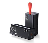 Banco de energía de 90000 mAh, PD 30 W QC 3.0 de carga rápida, cargador portátil USB C con 5 salidas y 2 entradas, batería externa de gran capacidad para iPhone, iPad, camping, exteriores