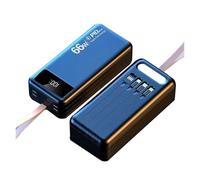 Banco De Energía For Acampar Al Aire Libre, Cargador Portátil con 8 Salidas Y 3 Entradas, Batería Externa con Pantalla LED For Teléfonos Y Tabletas(D,30000mAh)