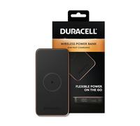 Banco de energía inalámbrico Duracell de 10000 mAh | Carga rápida USB-C y USB-A de 25 W, Pantalla táctil, batería Externa portátil para iPhone, iPad, Samsung