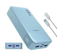 Banco de energía JUOVI Carga rápida, 20000mAh 45W Cargador portátil, Samsung Super Carga rápida con Pantalla LED Cargador de teléfono portátil, USB C Power Bank para MacBook, para iPhone 15 14 13 Pro