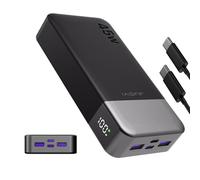 Banco de energía JUOVI Carga rápida, 20000mAh 45W Cargador portátil, Samsung Super Carga rápida con Pantalla LED Cargador de teléfono portátil, USB C Power Bank para MacBook, para iPhone 15 14 13 Pro