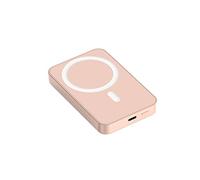 Banco de energía magnético de 10000 mAh, Gran Capacidad, Mini, Ligero, inalámbrico, Carga rápida (Color: Rosa)