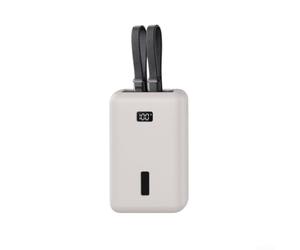 Banco de energía portátil para Anker Zolo 20k fácil acceso portátil (gris)