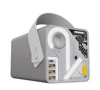 Banco de energía, PowerBank, estación de Carga portátil 120W 296Wh Estación de Carga de energía móvil de Almacenamiento de energía de Emergencia al Aire Libre Suministro de Interfaz múltiple