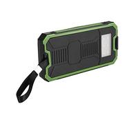 Banco De Energía Solar, Banco De Energía Portátil, Kit de Bricolaje para Banco de energía portátil Polar Mobile Power Bank con Carga rápida de 20000 mAh y Dos Puertos USB, Color Verde