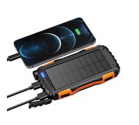 Banco de energía solar | Cargador portátil del banco de energía solar, 42800mAh Accesorios de camping de carga rápida ligeros para computadora Soporte de seguridad de computadora Cámara Appa