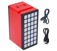 Banco de energía Solar de 100000 mAh, Cargador Solar portátil for teléfono, 4 Puertos USB de Salida y 2 de Entrada, 3 Modos de luz, Cargador rápido inalámbrico, for Todo Tipo de teléfonos