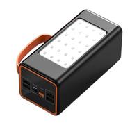Banco De Energía Solar Portátil Cargador - Power Bank con Panel Solar y Batería Externa - Batería Compacta Duradera para Camping Senderismo Pesca Y Actividades Al Aire Libre