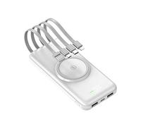 Banco de energía Teléfono Celular móvil portátil 20000Mah Cargador Batería de teléfono Cargador portátil USB de Alta Capacidad Bancos de energía/Banco de energía USB C, Blanco, 20000