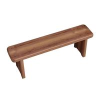 Banco de entrada con almacenamiento de zapatos, banco de jardín de madera, soporte para plantas para sala de estar, estante de exhibición, estante de patio, diseño estrecho (90 x 20 x 15 cm), ideal