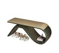 Banco de entrada con almacenamiento de zapatos, Taburete de cambio de zapatos: un taburete de cambio de zapatos simple y elegante tanto para el hogar como para la tienda. Taburete multifuncional para