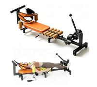 Banco De Estiramiento De Espalda, Máquina De Estiramiento, Longitud Ajustable De 140 A 185 Cm, Plegable Mesa De Inversión, Adecuado para Aliviar El Dolor Muscular