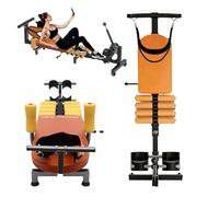 Banco De Estiramiento De Espalda，Mesa Tracción para Entrenamiento, Banco Entrenamiento Mesa Fitness En Casa, Máquina Estiramiento Máquina Tracción Columna Vertebral Fitness En Casa