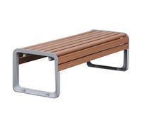 Banco De Exterior, Banco De Jardín, Sin Respaldo, Sólido Y Resistente, No Se Rompe Fácilmente, No Teme Al Sol Ni A La Lluvia, Adecuado For Patio, Parque Y Balcón, Calles De La Ciudad(150cm/59.1in)