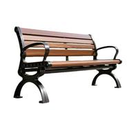 Banco De Exterior De Aleación De Zinc,Banco De Jardín Con Estructura De Acero Reforzado,Resistente A La Intemperie Y Duradero,Ideal for Jardines Residenciales(StyleB,120cm/47.3in)