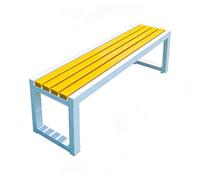 Banco De Exterior For Terraza, Moderno Banco For Exterior Sin Respaldo, Resistente A La Intemperie, De Madera Maciza, Apto For Uso Interior Y Exterior,Jardines(Style H,200cm/78.7in)
