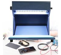 Banco De Flujo De Aire Limpio Mesa De Estación De Trabajo De Banco Limpio Portátil For Trabajos De Reparación De LCD, Mesa De Estación De Trabajo De Banco Limpio De Flujo De Aire De Ajuste De 2 Modos