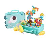 Banco De Herramientas Infantil - Juegos de Mesa Divertidos Realistas Multifuncionales,Mesa De Herramientas Infantil - para Juegos De Mecánica Familiar En Casa Escuela Oficina Y Actividades Sociales