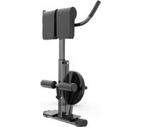 Banco de hiperextensión ajustable para gimnasio casero, máquina de extensión de espalda plegable con disco de torsión de cinero y rodillos de espuma, equipo de entrenamiento de fuerza resistida para n