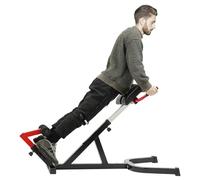 Banco de hiperextensión multifuncional para silla romana,Altura ajustable Extensor de espalda Banco inclinado,Banco abdominal de borde liso con pedales estables para ejercicios de cintura ejercicios