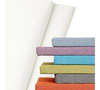 Banco de interior Cush 180 x 40 x 8 cm, funda de lino lavable, antideslizante, ideal para sofás y bancos de interior y exterior, disponible en varios tipos
