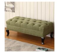 Banco de interior para dormitorio Banco tapizado, reposapiés rectangular contemporáneo | for entrada, vestíbulo, baño, tocador, dormitorio | Muebles decorativos for el hogar Banco de mesa de comedor(G