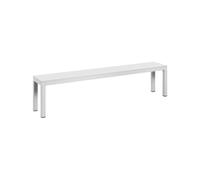 Banco de Jardín 195 cm Nardi Rio Bench Alu 49053.00.000 Bianco