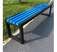 Banco de jardín al aire libre de 120 cm, capacidad de peso de 320 kg, muebles de patio para balcón, terraza y jardín, elegante solución de asiento al aire libre