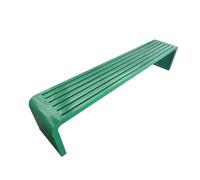 Banco de jardín al aire libre, muebles de patio de acero para todo tipo de clima para decoración de porche y asientos