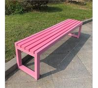 Banco de jardín al aire libre resistente a la intemperie, muebles de patio de 2 y 3 plazas para balcón o terraza, disponible en 100, 120 y 150 cm (tamaño: 120 cm)