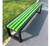 Banco de jardín al aire libre resistente a la intemperie para 2 3 personas 100 120 150 cm perfecto para jardín, balcón o terraza (tamaño: 100 cm)