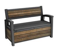 Banco de jardín Bench (An x Pr x Al: 133 x 61 x 89 cm, Polipropileno, Walnut)