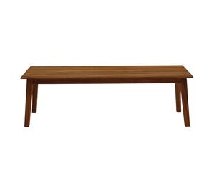Banco de jardín de madera maciza 145 cm CANOPEE