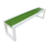 Banco de jardín de madera resistente a la intemperie, moderno asiento de patio, banco de parque colorido, banco de flores, piel de balcón para niños, sin respaldo, 80 x 40 x 45 cm