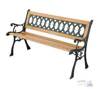 Banco De Jardín Eldorado Color Antracita Cm 116x52x H 73