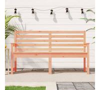Banco de jardín madera maciza Douglas 159,5x48x91,5 cm
