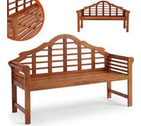 Banco de jardín Marlboro, 2 plazas, de eucalipto