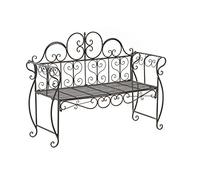 Banco de Jardín Minna I Banco de Terraza en Diseño Clásico I Banco Comedor de 2 ó 3 Plazas I Banco Exterior en Hierro Barnizado I Color:, Color:Bronce