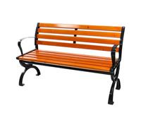 Banco de jardín para Exterior Asientos De Ocio Al Aire Libre Simples, Bancos De Parque De Metal Al Aire Libre con Respaldo, Adecuados for Patios, Senderos De Jardín, Patios Y Parques Al Aire Libre Ban