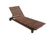 Banco de jardín para Exterior Tumbona De Madera Maciza For Exteriores, Piscina Pintoresca Junto Al Mar, Jardín En El Patio Del Hotel, Sillón Al Aire Libre For Vacaciones En La Playa Bancos de Parque p