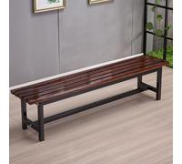 Banco de jardín para exteriores, 150 cm de ancho x 35 cm de profundidad x 45 cm de alto, capacidad de 500 kg, área de descanso para apartamentos, balcones, resistente a la intemperie y elegante