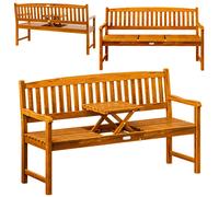 Banco de madera de eucalipto función picnic