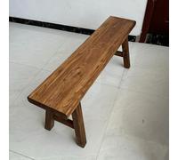 Banco De Madera Maciza De Olmo, Banco Zapatero Para Recibidor, Banco Bajo Para Comedor, Sala De Estar, Pasillo, Dormitorio, Acabado Natural, Varios Tamaños. One Color 100*26*45cm/39.3*10.2*17.7in