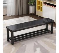 Banco de madera para asientos de entrada, versátil para uso en interiores y exteriores en cocina, sala de estar, dormitorio y vestíbulo