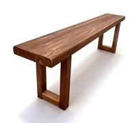 Banco de madera para jardín y entrada al aire libre, fácil montaje, capacidad de carga de 300 kg, muebles elegantes para pasillo y dormitorio