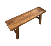 Banco de madera rústica para uso en interiores y exteriores, banco de almacenamiento de zapatos de 63 pulgadas para pasillo, patio, jardín, cocina y comedor, solución versátil de asiento de madera