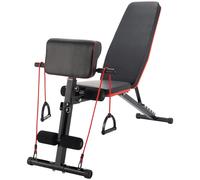 Banco de Mancuerna Plegable Inclinable Banco de Pesas Musculación Multifuncional para Entrenamiento Completo Máquina de Fitness Gimnasio Hogar (5490 SG001 SILLA GIMNASIO D7)