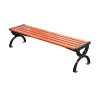Banco De Metal For Exteriores Con Respaldo, Resistente Al Agua Y A Los Rayos UV, Ideal For Césped, Patios, Parques, Entradas, Porches Y Decoración De Jardines(Style A,180cm/70.8in)